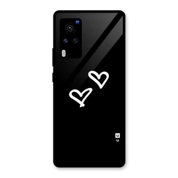 Hearts Love Glass Back Case for Vivo X60 Pro