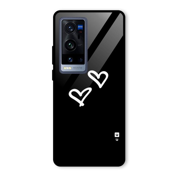 Hearts Love Glass Back Case for Vivo X60 Pro Plus