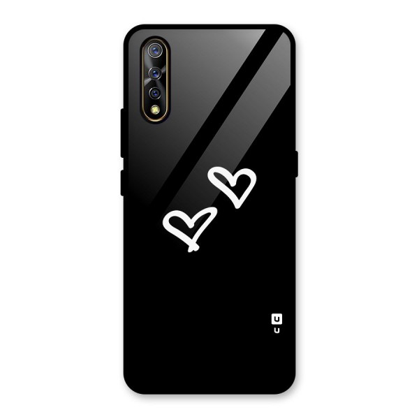 Hearts Love Glass Back Case for Vivo Z1x