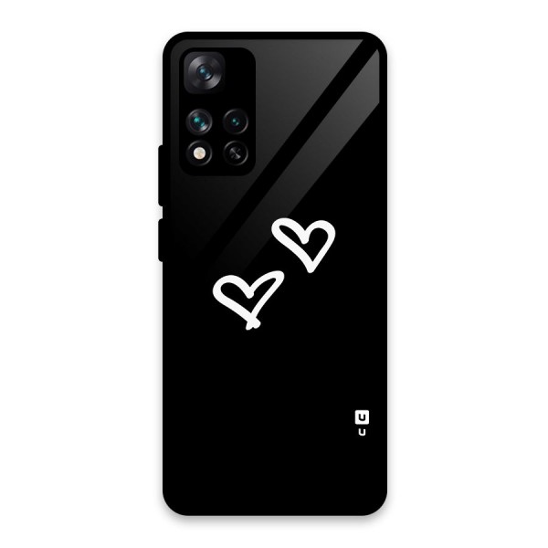 Hearts Love Glass Back Case for Xiaomi 11i HyperCharge 5G