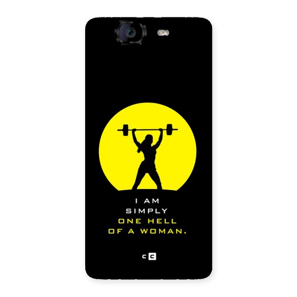 Hell Women Back Case for Canvas Knight A350