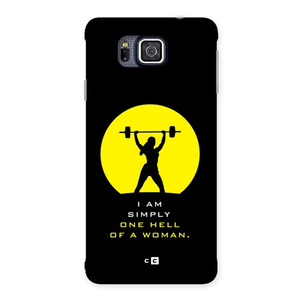 Hell Women Back Case for Galaxy Alpha