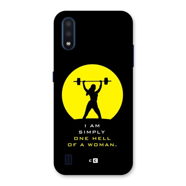 Hell Women Back Case for Galaxy M01