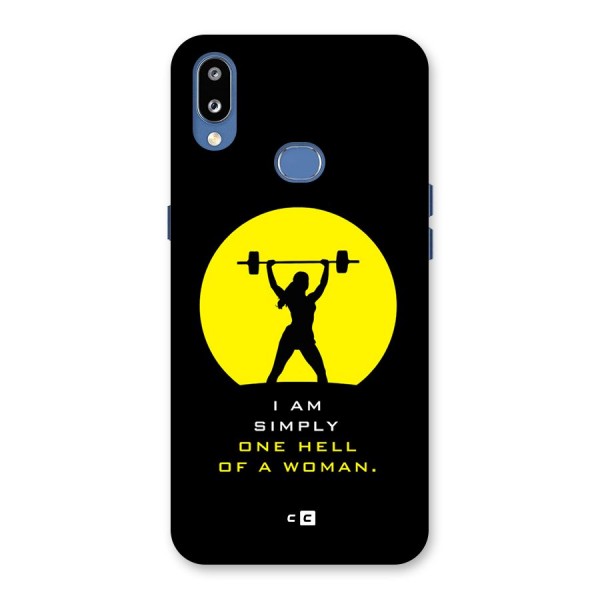 Hell Women Back Case for Galaxy M01s