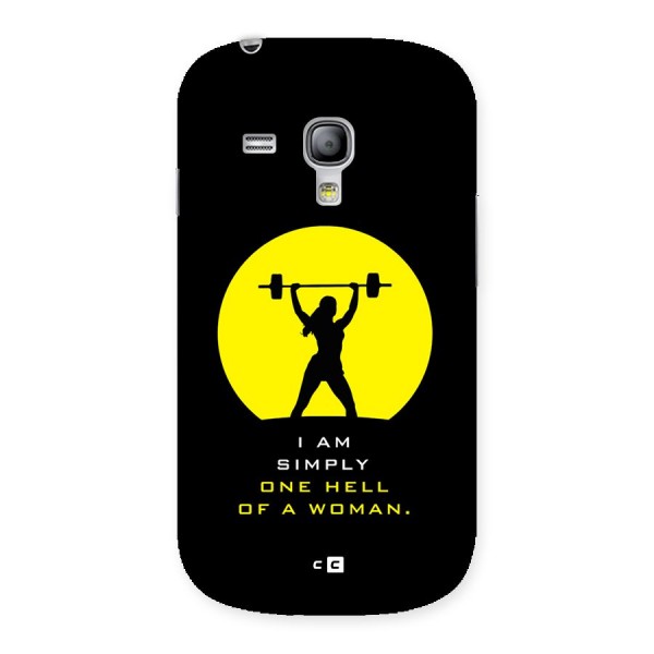 Hell Women Back Case for Galaxy S3 Mini