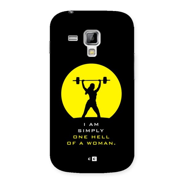 Hell Women Back Case for Galaxy S Duos