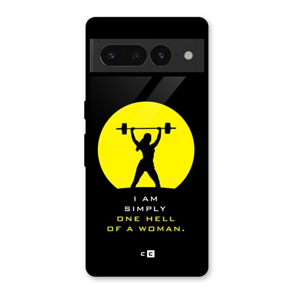 Hell Women Glass Back Case for Google Pixel 7 Pro