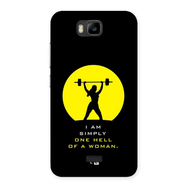 Hell Women Back Case for Honor Bee