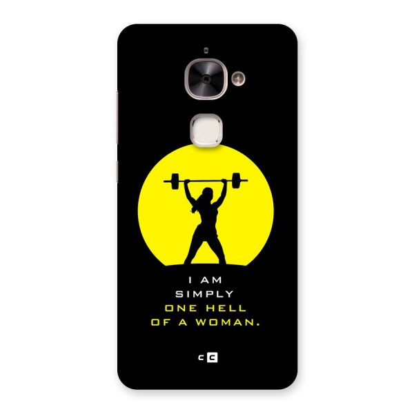 Hell Women Back Case for Le 2