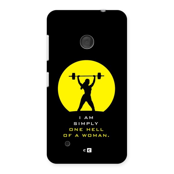 Hell Women Back Case for Lumia 530