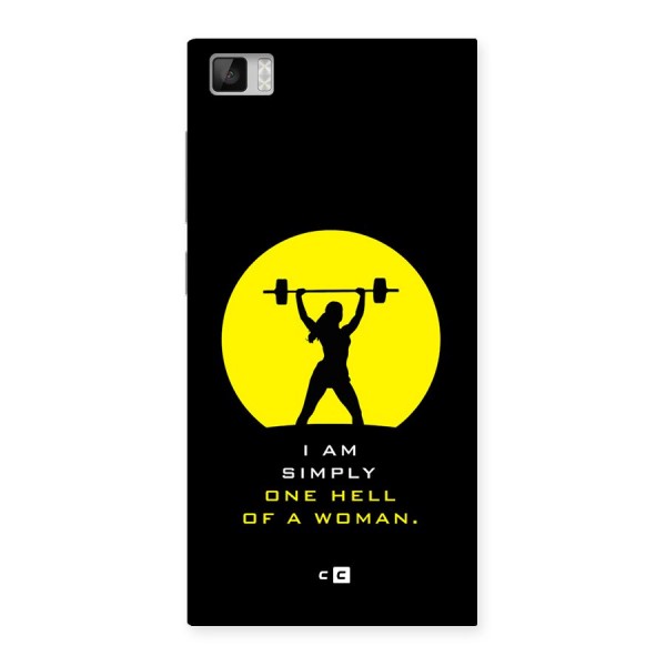 Hell Women Back Case for Mi3