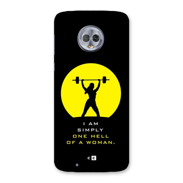 Hell Women Back Case for Moto G6