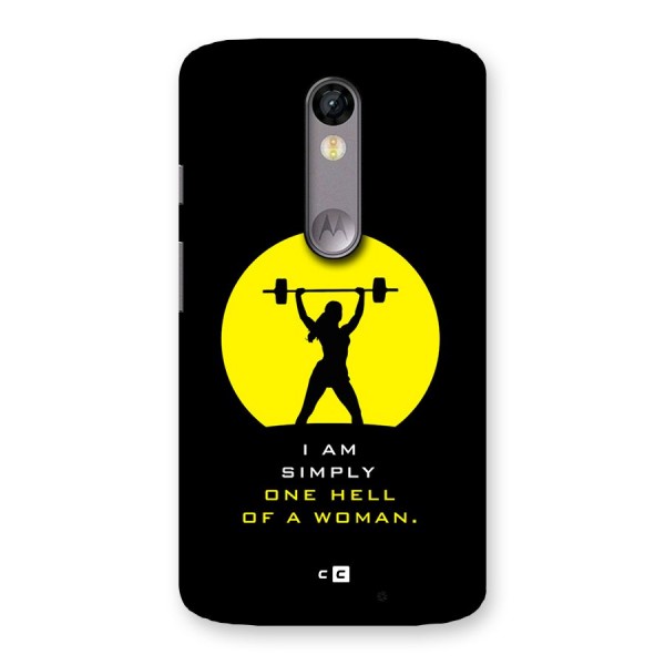 Hell Women Back Case for Moto X Force