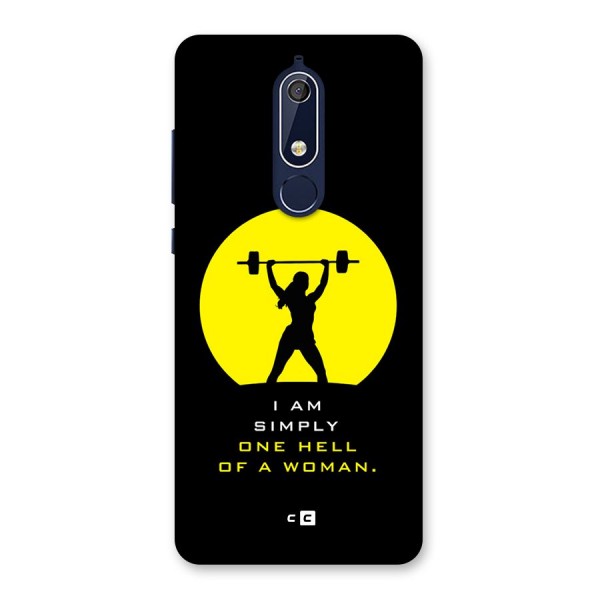 Hell Women Back Case for Nokia 5.1