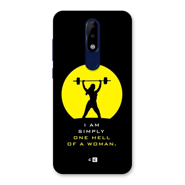 Hell Women Back Case for Nokia 5.1 Plus