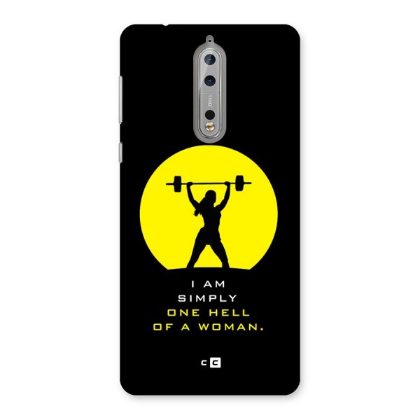 Hell Women Back Case for Nokia 8