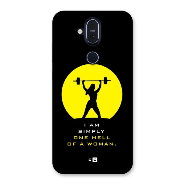 Hell Women Back Case for Nokia 8.1