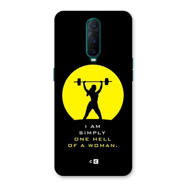 Hell Women Back Case for Oppo R17 Pro