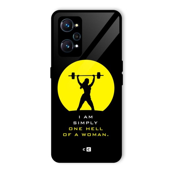 Hell Women Glass Back Case for Realme GT 2