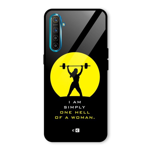 Hell Women Glass Back Case for Realme XT