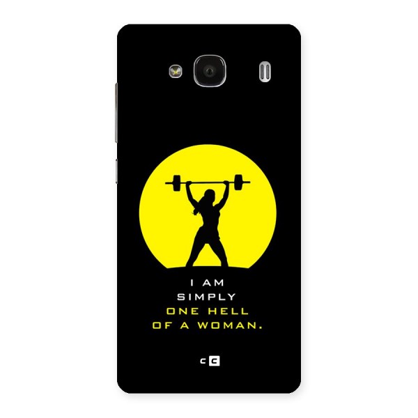 Hell Women Back Case for Redmi 2s