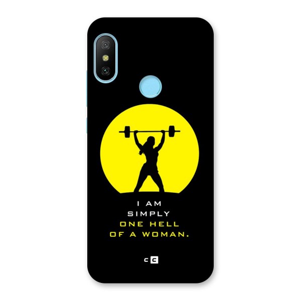 Hell Women Back Case for Redmi 6 Pro