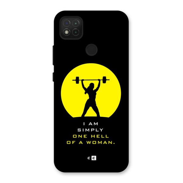 Hell Women Back Case for Redmi 9C