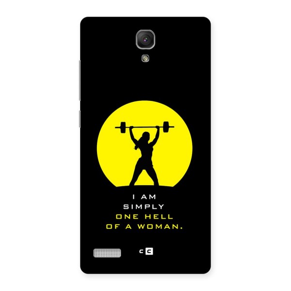 Hell Women Back Case for Redmi Note