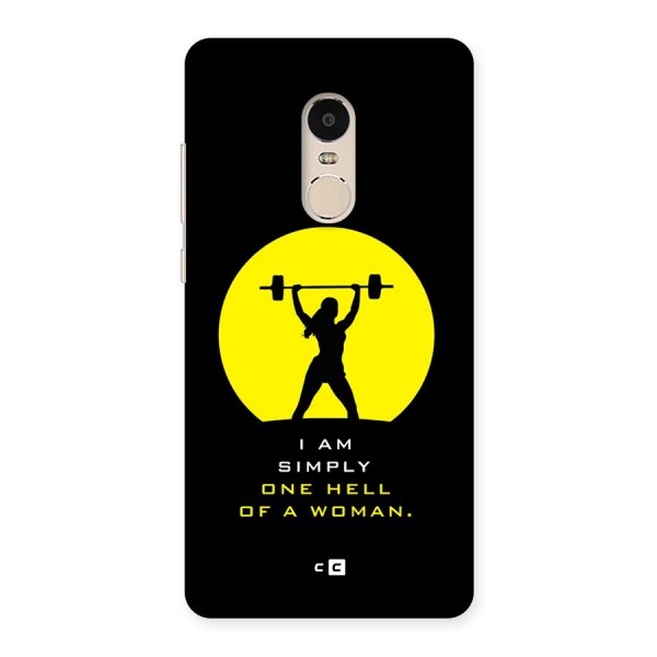 Hell Women Back Case for Redmi Note 4