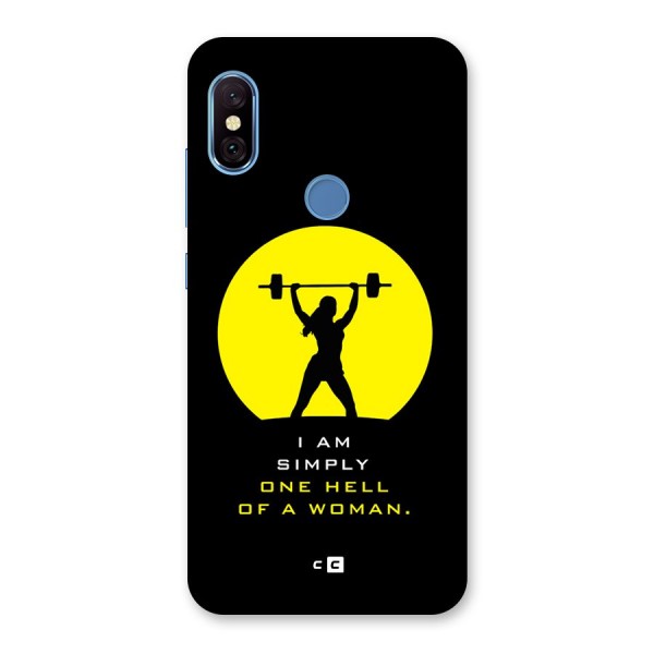 Hell Women Back Case for Redmi Note 6 Pro