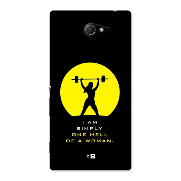 Hell Women Back Case for Xperia M2