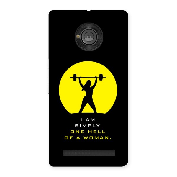 Hell Women Back Case for Yuphoria