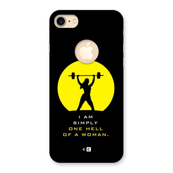 Hell Women Back Case for iPhone 8 Logo Cut