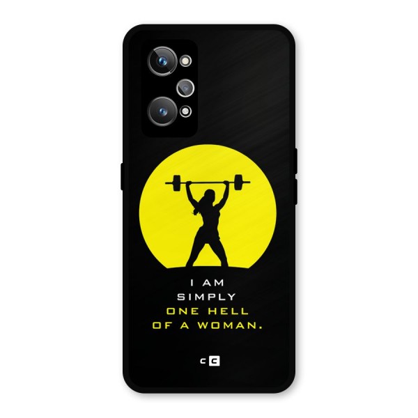 Hell Women Metal Back Case for Realme GT 2