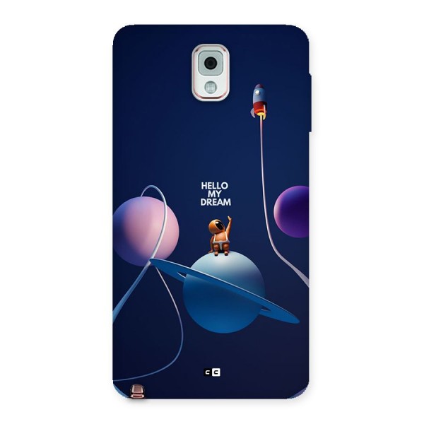 Hello My Dream Back Case for Galaxy Note 3