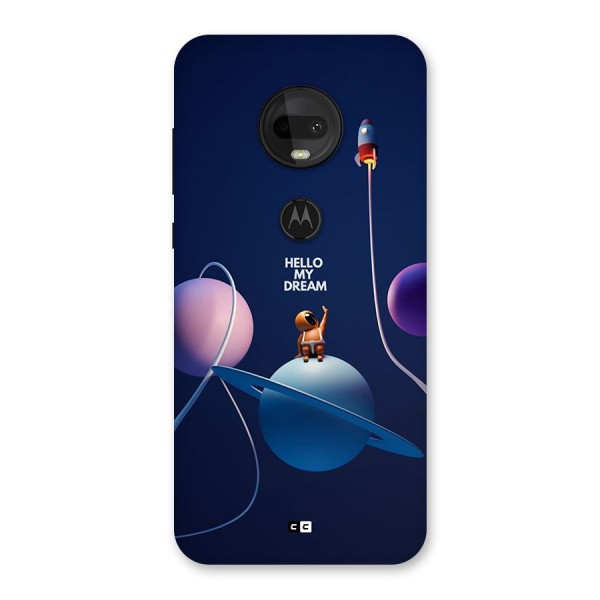 Hello My Dream Back Case for Moto G7