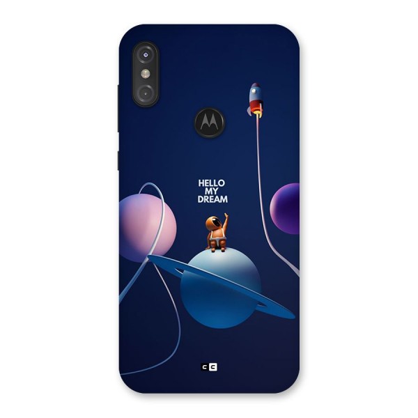 Hello My Dream Back Case for Motorola One Power