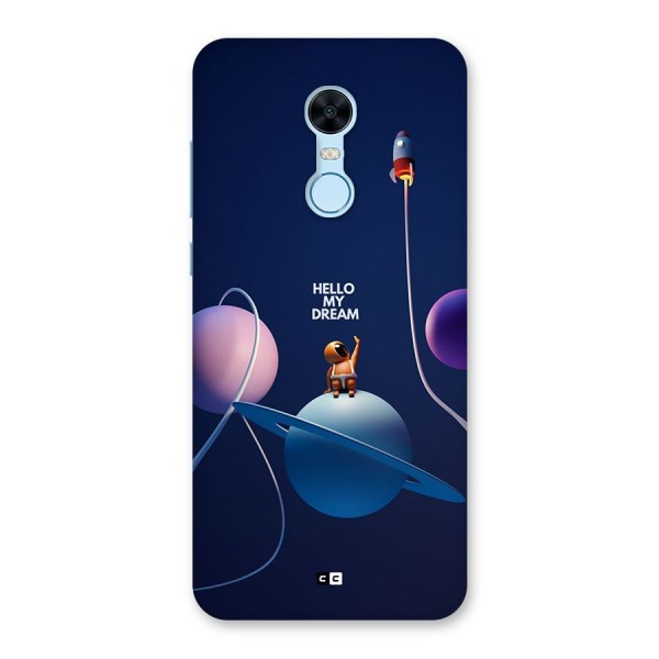 Hello My Dream Back Case for Redmi Note 5