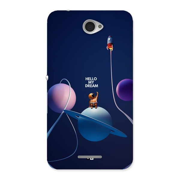 Hello My Dream Back Case for Xperia E4