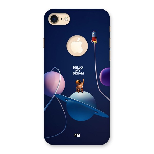 Hello My Dream Back Case for iPhone 8 Logo Cut