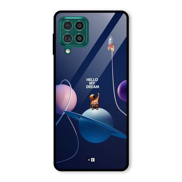 Hello My Dream Glass Back Case for Galaxy F62