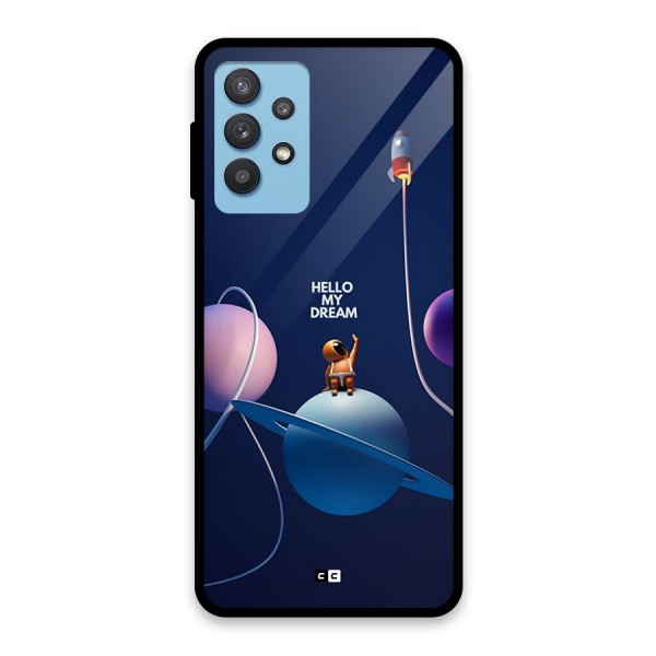 Hello My Dream Glass Back Case for Galaxy M32 5G