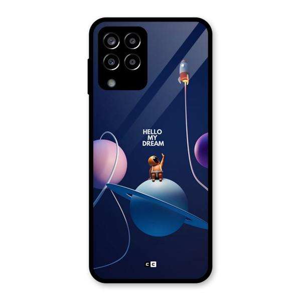 Hello My Dream Glass Back Case for Galaxy M33