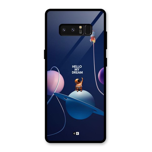 Hello My Dream Glass Back Case for Galaxy Note 8