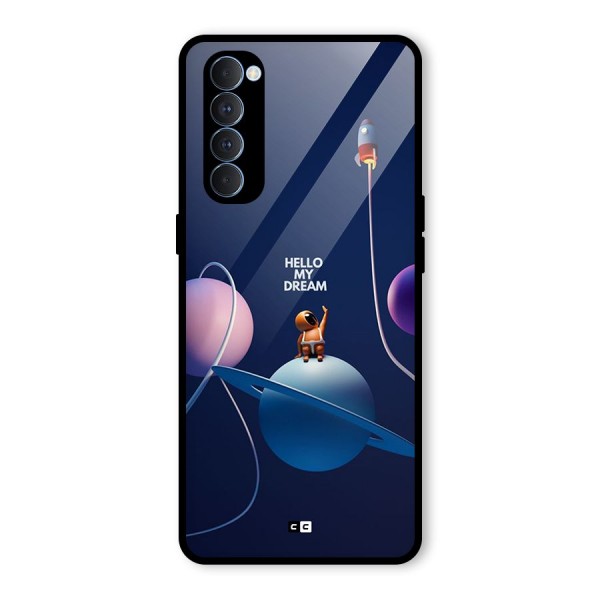 Hello My Dream Glass Back Case for Oppo Reno4 Pro