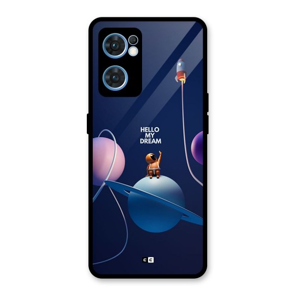 Hello My Dream Glass Back Case for Oppo Reno7 5G