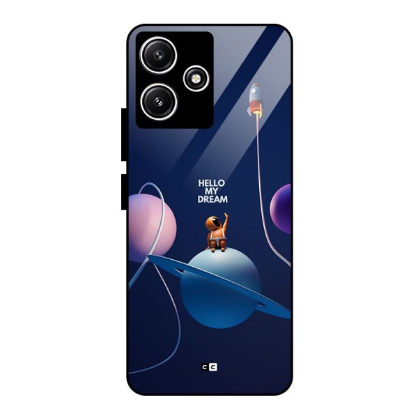 Hello My Dream Glass Back Case for Poco M6 Pro