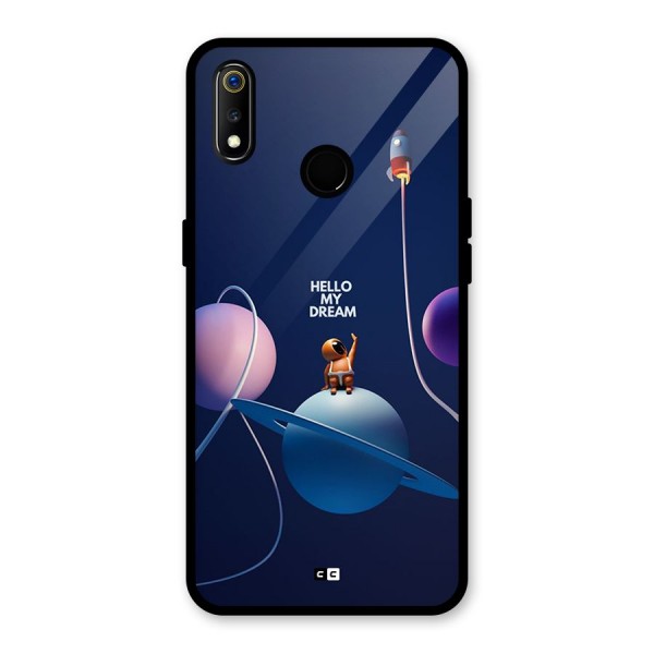 Hello My Dream Glass Back Case for Realme 3