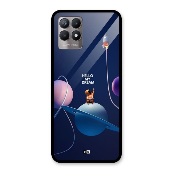 Hello My Dream Glass Back Case for Realme 8i