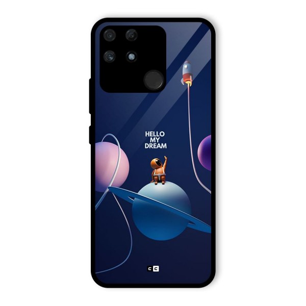 Hello My Dream Glass Back Case for Realme Narzo 50A